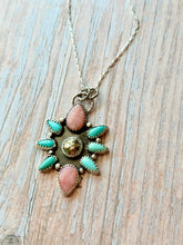 Load image into Gallery viewer, Boho Summer Statement Sterling Necklace