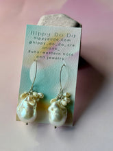 Load image into Gallery viewer, Mermaid Large Ivory Baroque Pearl Sterling Silver Earrings