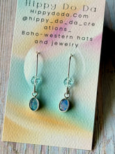 Load image into Gallery viewer, Vintage Australian Opal Doublet Sterling Silver Earrings