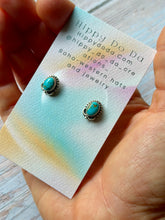 Load image into Gallery viewer, Royston Turquoise Sterling Silver Post Earrings