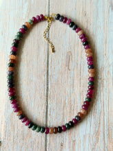 Load image into Gallery viewer, Sugar Plum Gemmy Necklace, Gold Clasp