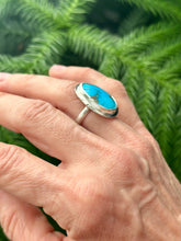 Load image into Gallery viewer, Royston Turquoise, Sterling Silver Ring, Sz 7-7.25