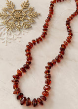 Load image into Gallery viewer, TBFL Collection, Vintage Amber Hand Knotted Beaded Necklace