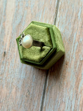 Load image into Gallery viewer, Floral Pearl Open Ended Sterling Silver Ring