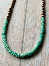 Load image into Gallery viewer, Royston Turquoise and Rustic Copper Forever Necklace