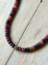 Load image into Gallery viewer, Tangerine Gemmy Necklace, Gold Clasp