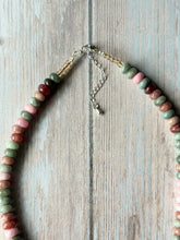 Load image into Gallery viewer, Berries and Cream Gemmy Necklace, Silver Clasp