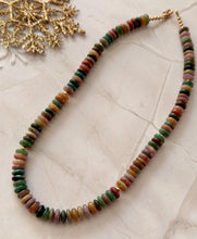 Load image into Gallery viewer, Polychrome Jasper Beaded Necklace