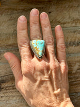 Load image into Gallery viewer, Number 8 Turquoise, Sterling Silver Ring, Size 8