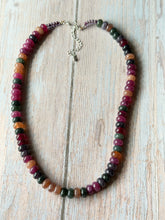 Load image into Gallery viewer, Sugar Plum Gemmy Necklace, Silver Clasp
