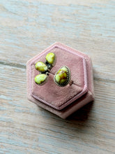 Load image into Gallery viewer, Palomino Cluster Turquoise Sterling Silver Open Ring