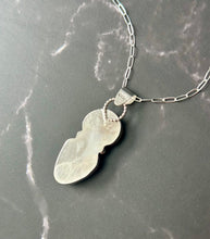 Load image into Gallery viewer, New Lander Blue Turquoise Sterling Silver Necklace, 20” Chain