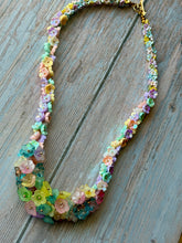 Load image into Gallery viewer, Whimsical Floral Beaded Necklace