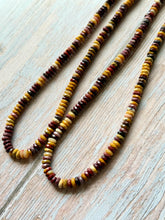 Load image into Gallery viewer, Beautiful Faceted Mookaite Jasper Beaded Necklace, Silver Clasp