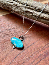 Load image into Gallery viewer, Morenci Turquoise and Sterling Silver Necklace
