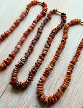 Load image into Gallery viewer, Vintage Graduated Carnelain Nugget Necklace