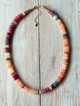Load image into Gallery viewer, Spiced Apple Gemmy Necklace, Gold Clasp