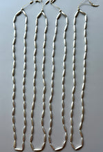 Load image into Gallery viewer, Hand Knotted Vintage Silver Torpedo Necklace