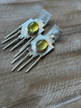 Load image into Gallery viewer, Reclaimed Boho Wesrwen Sterling Silver Earrings with Gemmy Lemon Quartz
