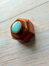 Load image into Gallery viewer, Beautiful Campitos Sonoran Turquoise Sterling Silver Ring, Size 7.75