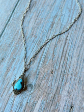 Load image into Gallery viewer, Beautiful Golden Hills Turquoise Sterling Silver Necklace