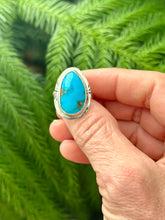 Load image into Gallery viewer, Royston Turquoise, Sterling Silver Ring, Sz 7-7.25
