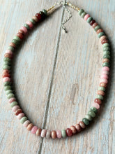 Load image into Gallery viewer, Berries and Cream Gemmy Necklace, Silver Clasp