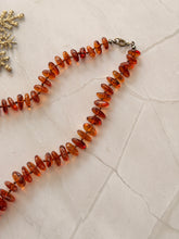 Load image into Gallery viewer, TBFL Collection, Vintage Amber Hand Knotted Beaded Necklace