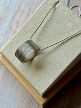 Load image into Gallery viewer, Modern Skeleton Leaf Inlay Sterling Silver Necklace