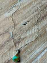 Load image into Gallery viewer, Sterling Silver Evans Mine Turquoise Necklace