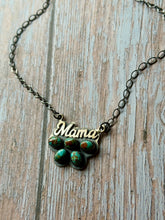 Load image into Gallery viewer, Number 8 Turquoise Mama Necklace