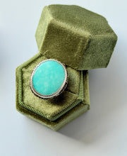 Load image into Gallery viewer, Campitos Sonoran Turquoise Sterling Silver Ring, size 7.75