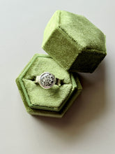 Load image into Gallery viewer, Stingray Black Coral Fossil Sterling Silver Ring, size 7.5-7.75