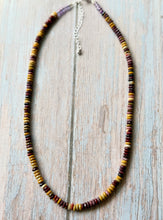 Load image into Gallery viewer, Beautiful Faceted Mookaite Jasper Beaded Necklace, Silver Clasp