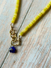 Load image into Gallery viewer, Chartreuse Jade Beaded Carabiner Necklace