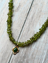 Load image into Gallery viewer, Autumn Refresh Vintage Jade and Peridot Necklace