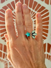 Load image into Gallery viewer, Kinsman Turquoise and Paloma Sterling Silver Open Ring