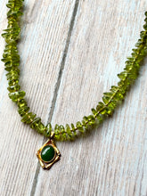 Load image into Gallery viewer, Autumn Refresh Vintage Jade and Peridot Necklace