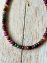 Load image into Gallery viewer, Sugar Plum Gemmy Necklace, Gold Clasp
