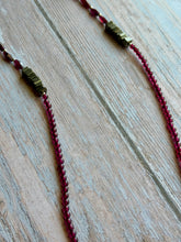 Load image into Gallery viewer, Green Flashy Labradorite and Garnet Gemstone Beaded Necklace
