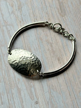 Load image into Gallery viewer, Vintage Thick Hammered Mexican Sterling Silver Bracelet