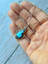 Load image into Gallery viewer, Beautiful Golden Hills Turquoise Sterling Silver Necklace