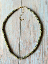 Load image into Gallery viewer, Dalmatian Jasper Rhinestone Beaded Necklace