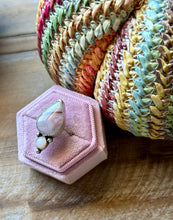 Load image into Gallery viewer, Pink Opal and Eindy Mountain Agate Sterling Silver Ring, Size 7.5