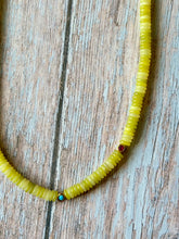 Load image into Gallery viewer, Chartreuse Rhinestone Beaded Necklace