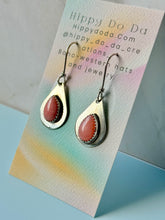 Load image into Gallery viewer, Peruvian Pink Opal Sterling Silver Earrings