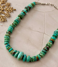 Load image into Gallery viewer, TBFL Collection, Chunky Huebi Turquoise Beaded Necklace