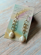 Load image into Gallery viewer, Baroque Freshwater Pearl Cascade Dangle Earrings