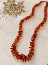 Load image into Gallery viewer, TBFL Collection, Vintage Amber Hand Knotted Beaded Necklace