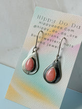 Load image into Gallery viewer, Peruvian Pink Opal Sterling Silver Earrings